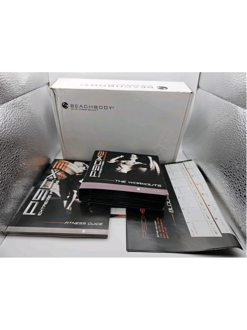 P90X3 Extreme Fitness Accelerated DVD Set 2013 Workouts With Guide Calendar Etc.